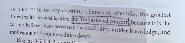 example of a note added to, but not on, a book page